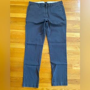 J. Crew Stretch Straight Stone Grey Chinos | Men’s size 34/34